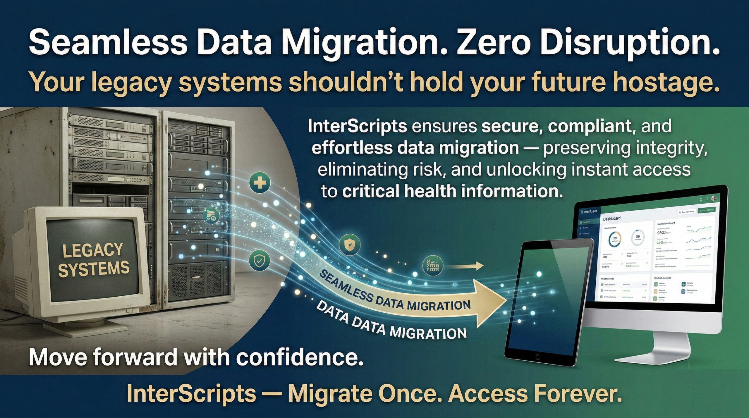 Seamless Data Migration. Zero Disruption.